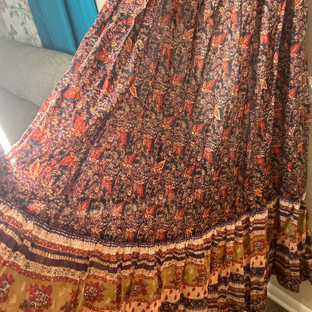 COPY - Free People Tangier Babydoll Floral Maxi large - Picture 4 of 12